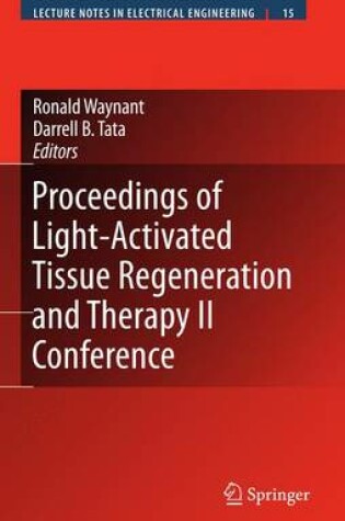 Cover of Proceedings of Light-Activated Tissue Regeneration and Therapy Conference