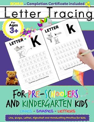 Book cover for Letter Tracing For Pre-Schoolers and Kindergarten Kids