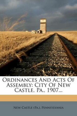 Cover of Ordinances and Acts of Assembly