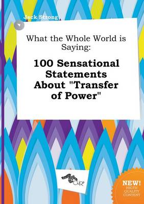 Book cover for What the Whole World Is Saying