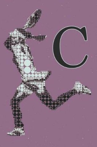 Cover of C Monogram Initial Tennis Journal