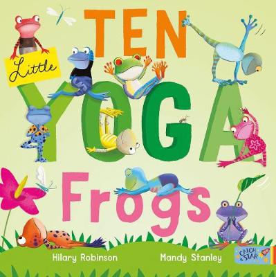 Book cover for Ten Little Yoga Frogs