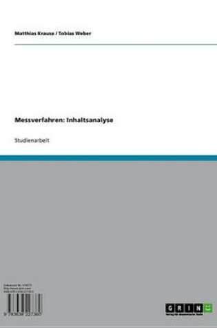 Cover of Messverfahren