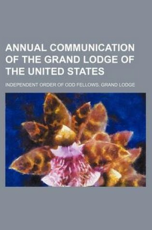 Cover of Annual Communication of the Grand Lodge of the United States