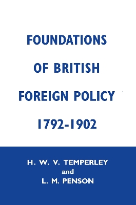 Book cover for Foundation of British Foreign Policy