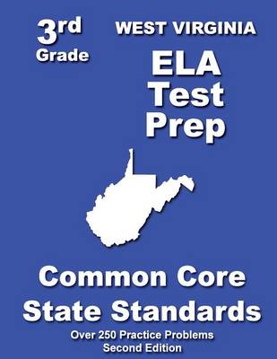 Book cover for West Virginia 3rd Grade ELA Test Prep