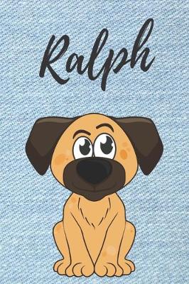 Book cover for personalisiertes Notizbuch Hunde / Malbuch / Kritzelbuch / Tagebuch / Notizheft / Journal / DIN A5 / Geschenke Ralph