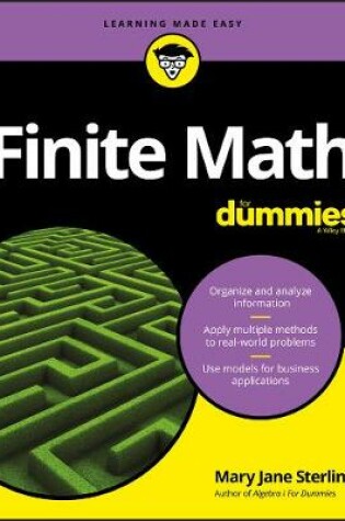 Cover of Finite Math For Dummies