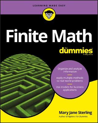 Book cover for Finite Math For Dummies