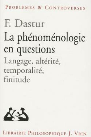 Cover of La Phenomenologie En Questions