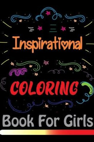 Cover of Inspirational Coloring Book For Girls