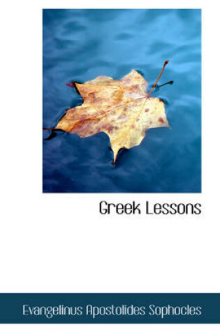 Cover of Greek Lessons
