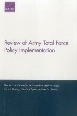 Cover of Review of Army Total Force Policy Implementation