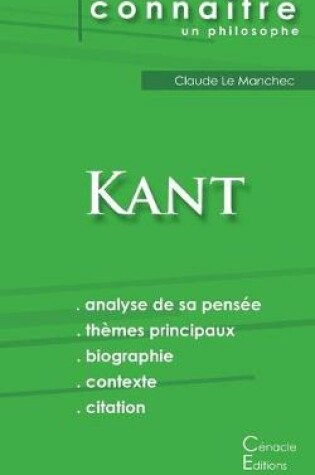 Cover of Comprendre Kant (analyse complete de sa pensee)