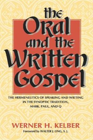 Cover of The Oral and the Written Gospel