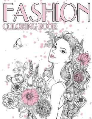 Book cover for Fashion Coloring Book