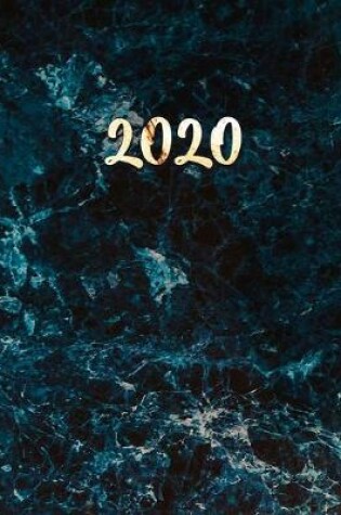 Cover of Blue Marble & Gold Planner 2020