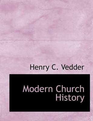 Book cover for Modern Church History