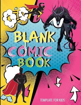 Cover of Blank Comic Book Template for Kids