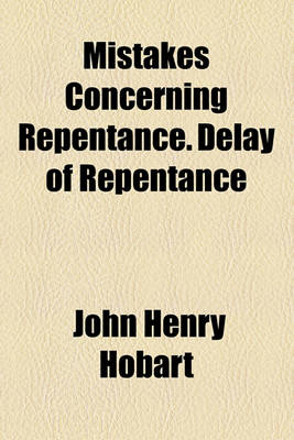 Book cover for Mistakes Concerning Repentance. Delay of Repentance