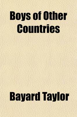 Book cover for Boys of Other Countries; Stories for American Boys