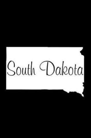 Cover of South Dakota - Black Lined Notebook with Margins