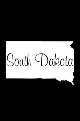 Book cover for South Dakota - Black Lined Notebook with Margins