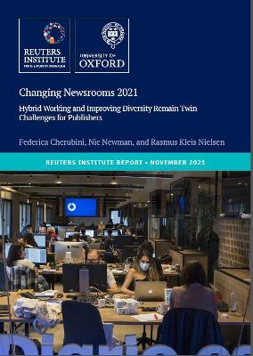 Book cover for Changing Newsrooms 2021