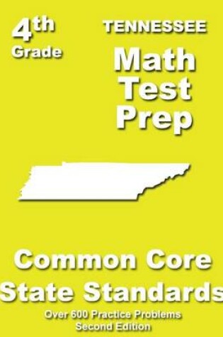 Cover of Tennessee 4th Grade Math Test Prep