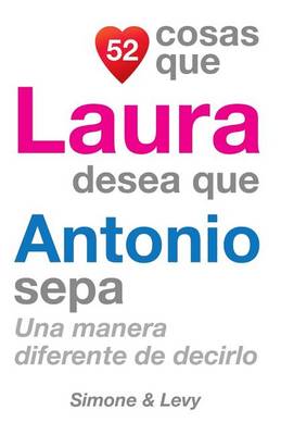 Cover of 52 Cosas Que Laura Desea Que Antonio Sepa