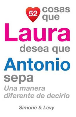 Book cover for 52 Cosas Que Laura Desea Que Antonio Sepa