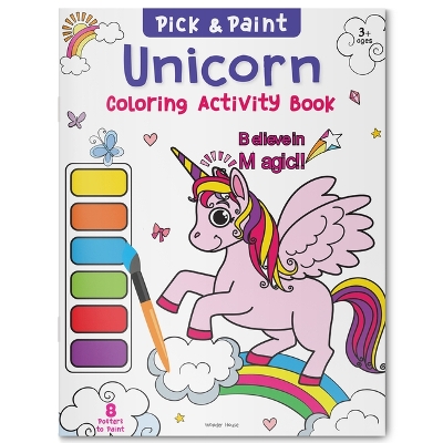 Cover of Pick and Paint Coloring Activity Book�for Kids Unicorn