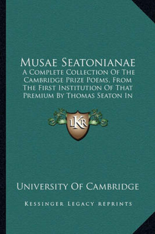 Cover of Musae Seatonianae Musae Seatonianae