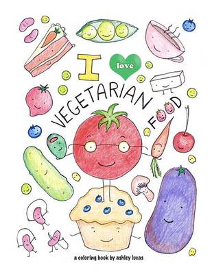 Book cover for I Love Vegetarian Food