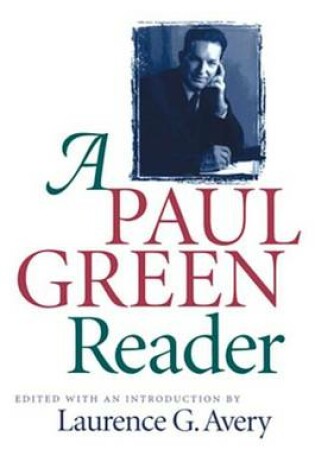 Cover of A Paul Green Reader