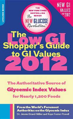 Book cover for The Low GI Shopper's Guide to GI Values 2012