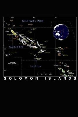 Book cover for Modern Day Color Map of The Solomon Islands Journal