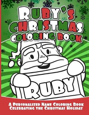 Book cover for Ruby's Christmas Coloring Book