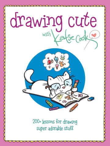 Book cover for Drawing Cute with Katie Cook