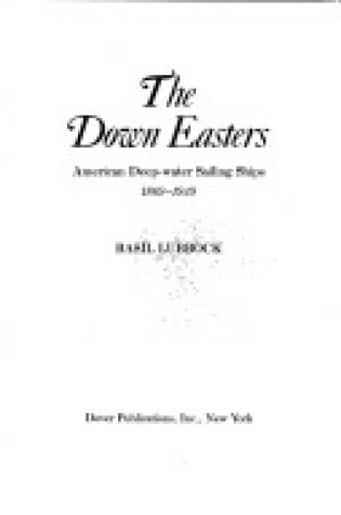 Cover of The Down Easters