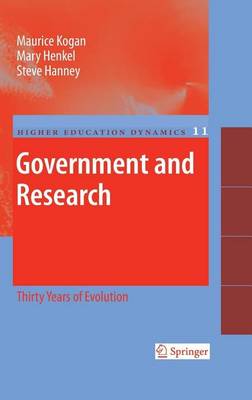 Cover of Government and Research: Thirty Years of Evolution