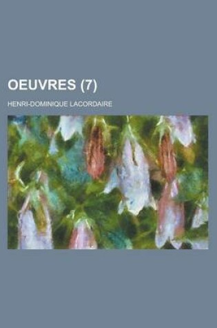 Cover of Oeuvres (7)