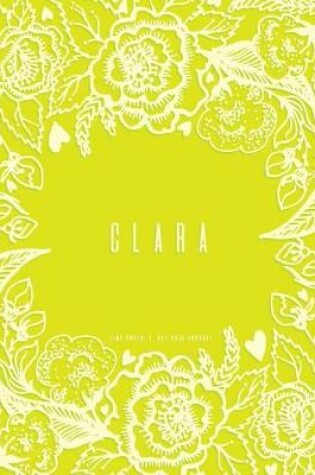 Cover of Clara Journal, Dot Grid, Lime Green