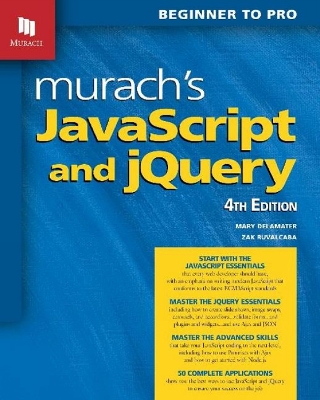 Book cover for Murach's JavaScript and jQuery (4th Edition)