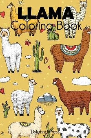 Cover of Llama Coloring Book