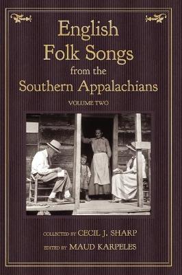 Book cover for English Folk Songs from the Southern Appalachians, Vol 2