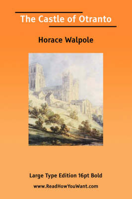 Book cover for The Castle of Otranto (Large Print)