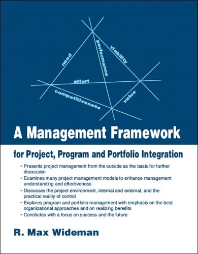 Book cover for A Management Framework for Project, Program and Portfolio Integration