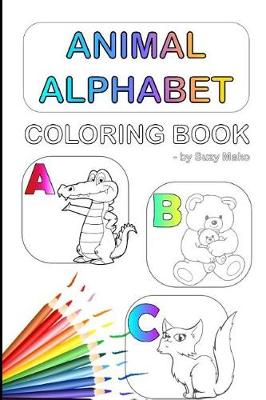 Book cover for Animal Alphabet - Coloring Book