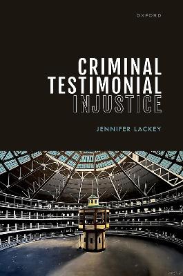 Book cover for Criminal Testimonial Injustice